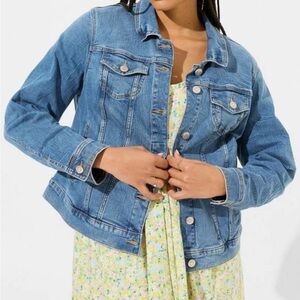 Torrid Trucker Blue Denim Jean Jacket size 2
